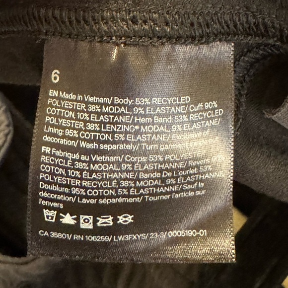 Lululemon Brushed Softstreme Funnel-Neck Zip Up Jacket and High Rise Pant Set - Picture 11 of 13